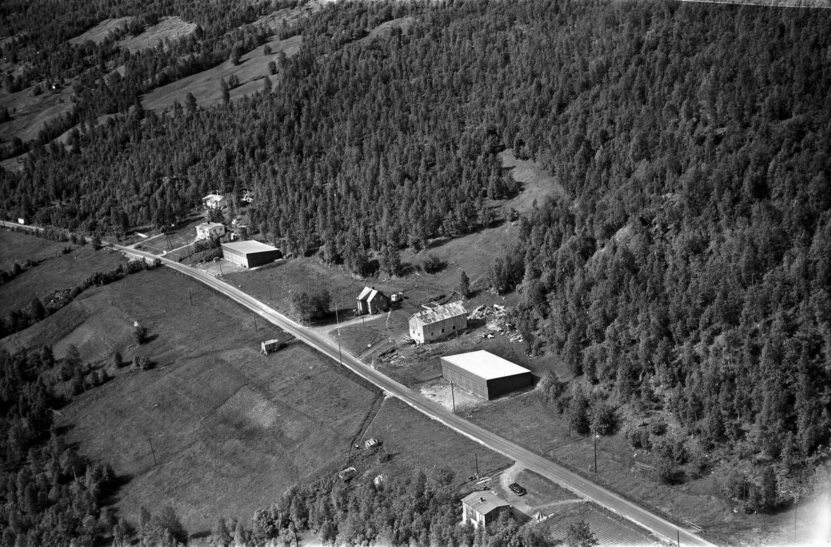 Flyfoto: Hammersletta i Åsen 1956, Bardu kommune