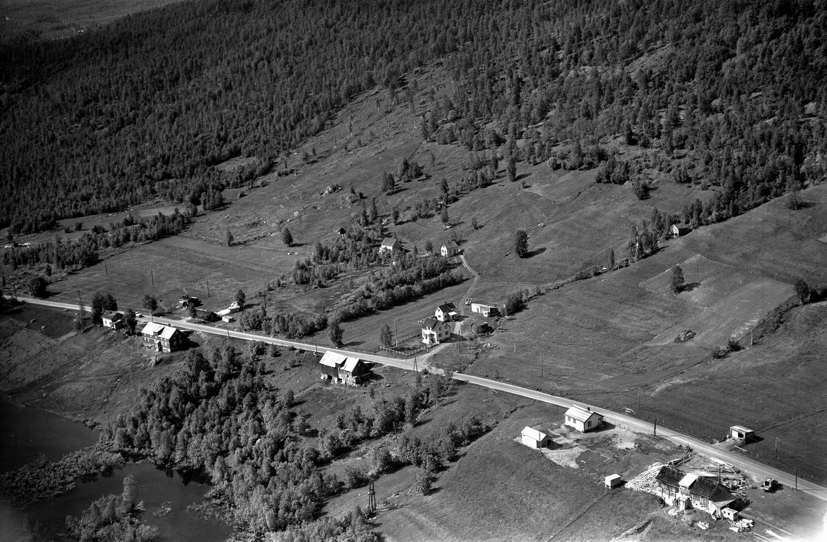 Flyfoto: Sundheim, Sundlia 1956, Bardu kommune