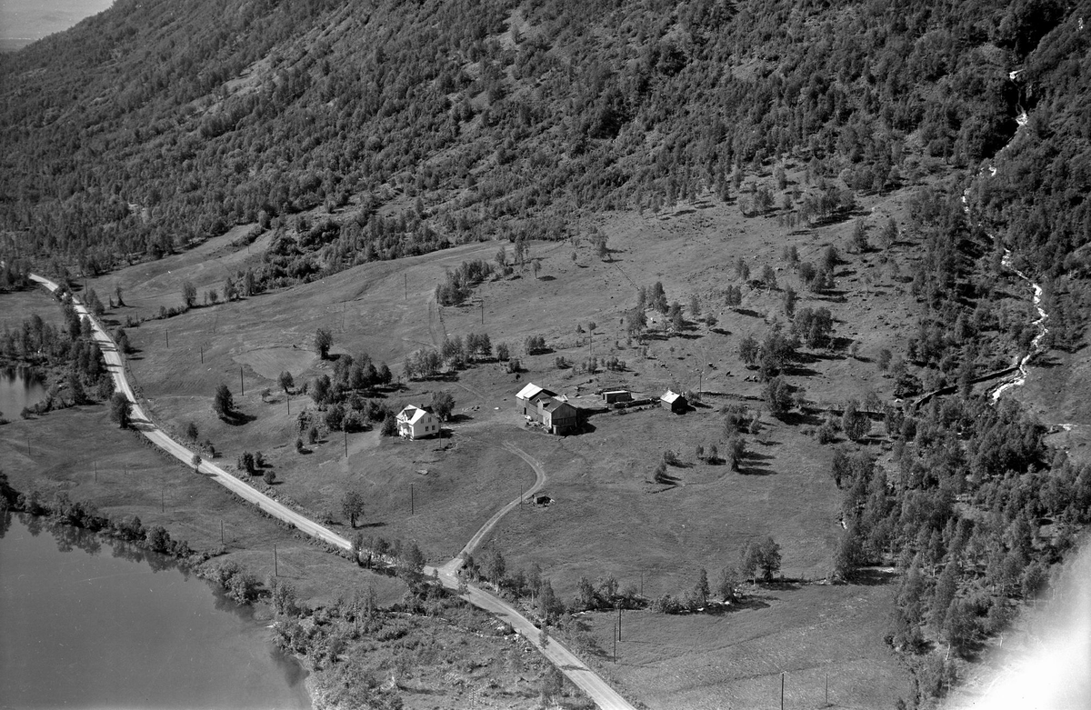 Flyfoto: Blomli, Brandmogrenda 1956, Bardu kommune