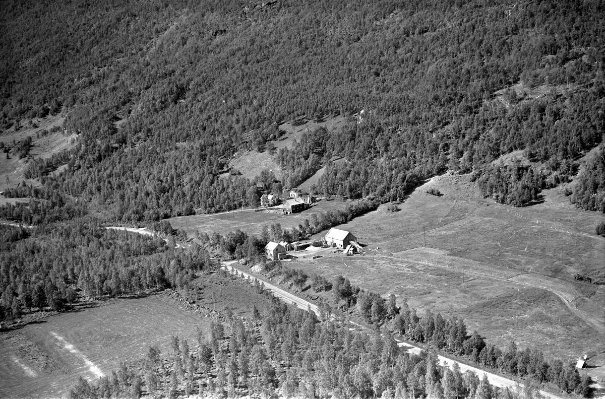 Flyfoto: Liland, Brandmogrenda 1956, Bardu kommune