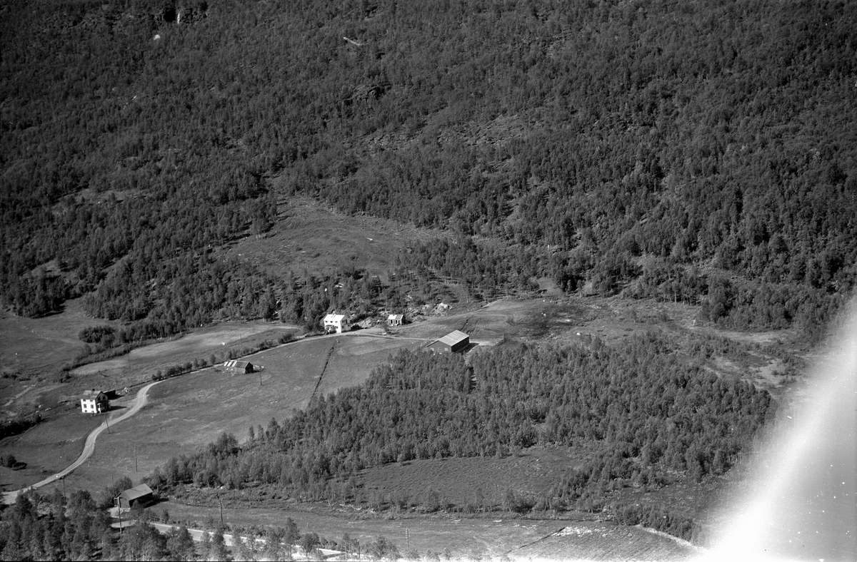 Flyfoto: Nordlund, Brandmogrenda 1956, Bardu kommune