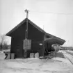 Godsmagasinet till Tannefors station 1965.
