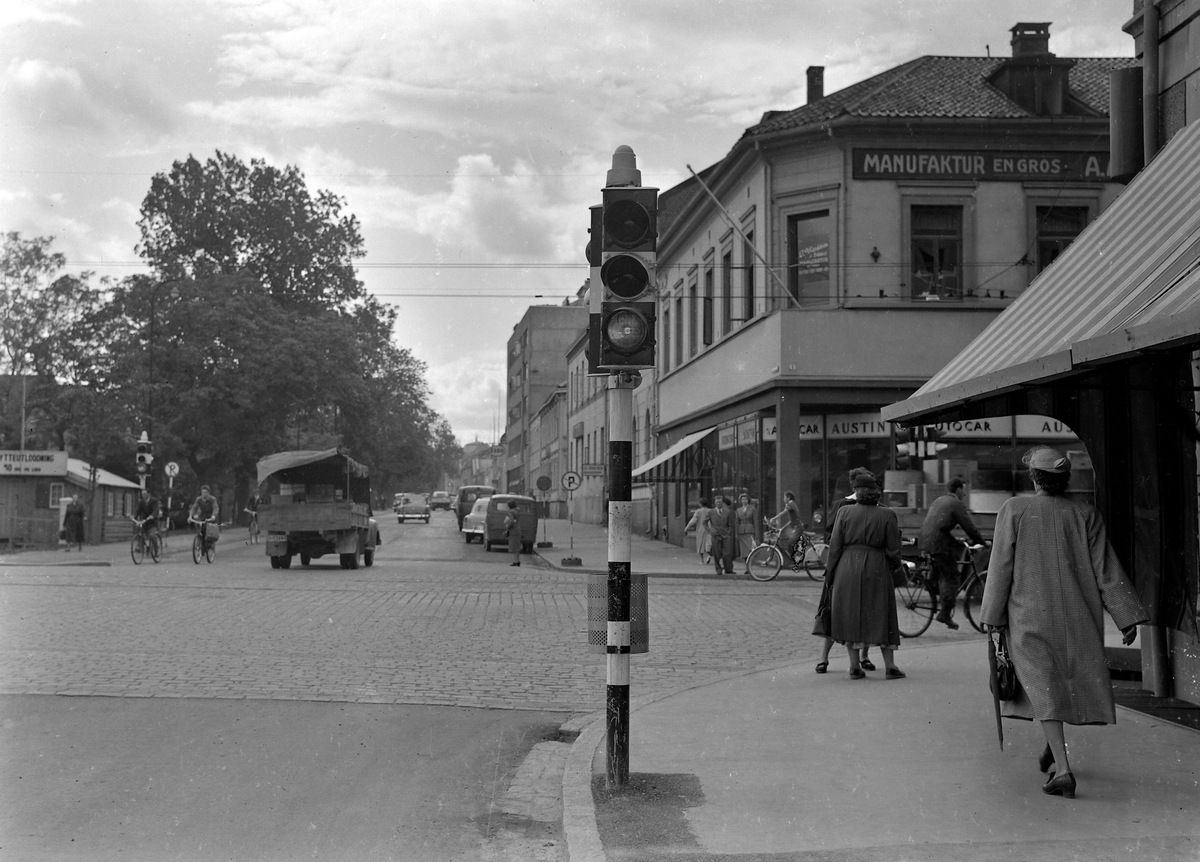 Trafikklys i Søndre gate og Kjøpmannsgata