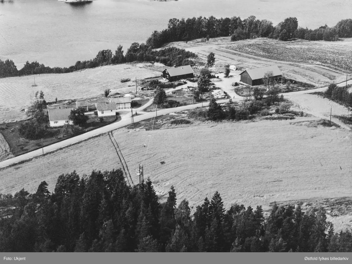 Sulusnes gård, Sulusnes gartneri i Varteig flyfoto i 1959.