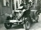 Svea ingenjörkår, Ing 1. Fiat 501. Foto från 1928. Den stolte ägaren Davidsson med passageraren G Åkesson.