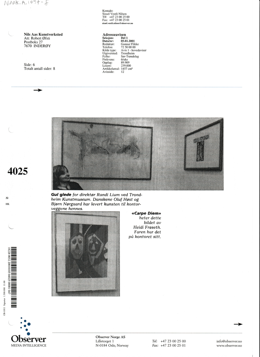 Foto kunst fra kontorer. 