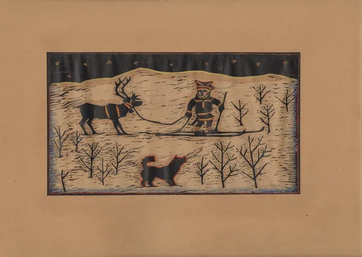 Same, rein, hund [Opplagstrykk]