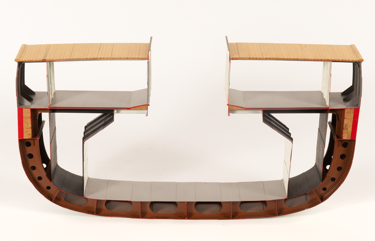 Midskeppssektion av pansarkeppet SVEA