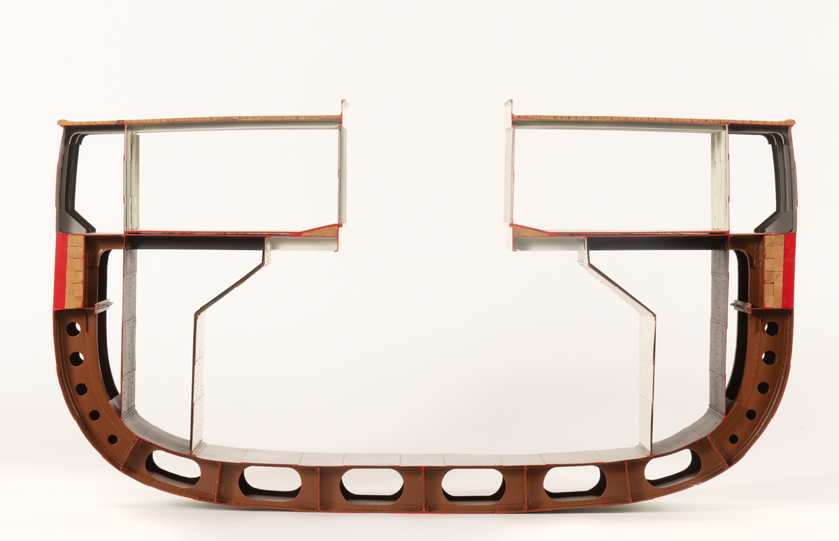 Midskeppssektion av pansarkeppet SVEA