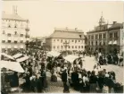 Marknad på Stora torget, Uppsala före 1902