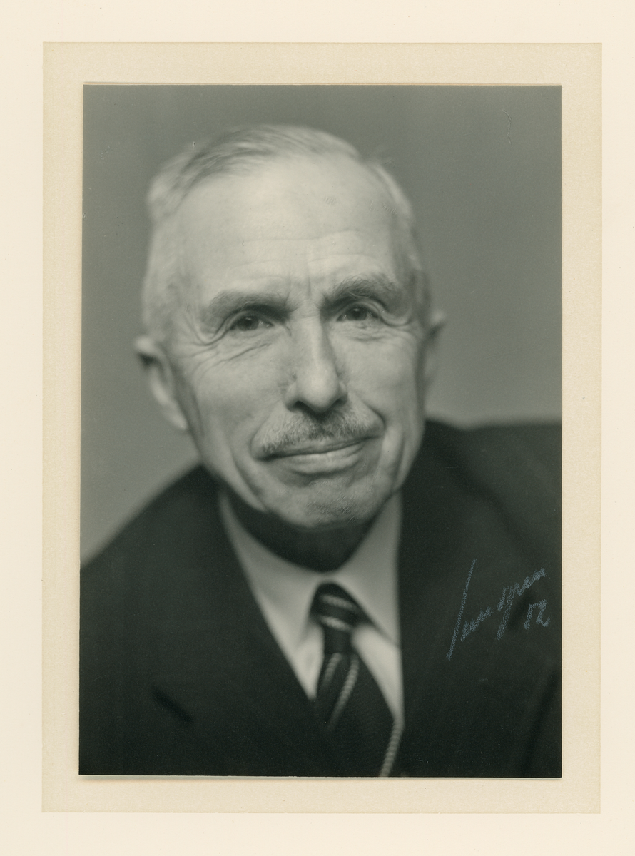 Ateljéporträtt - Gunnar Nyström, Uppsala 1952