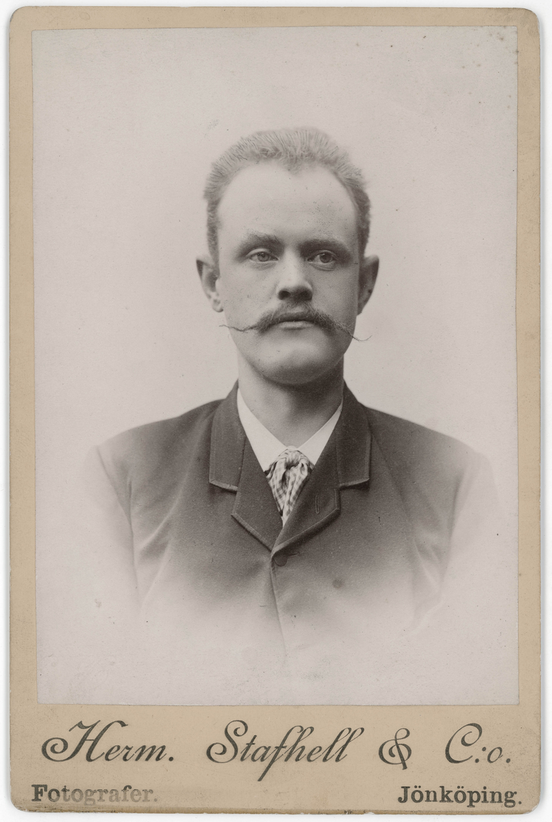 Porträtt på Albin Brandt.