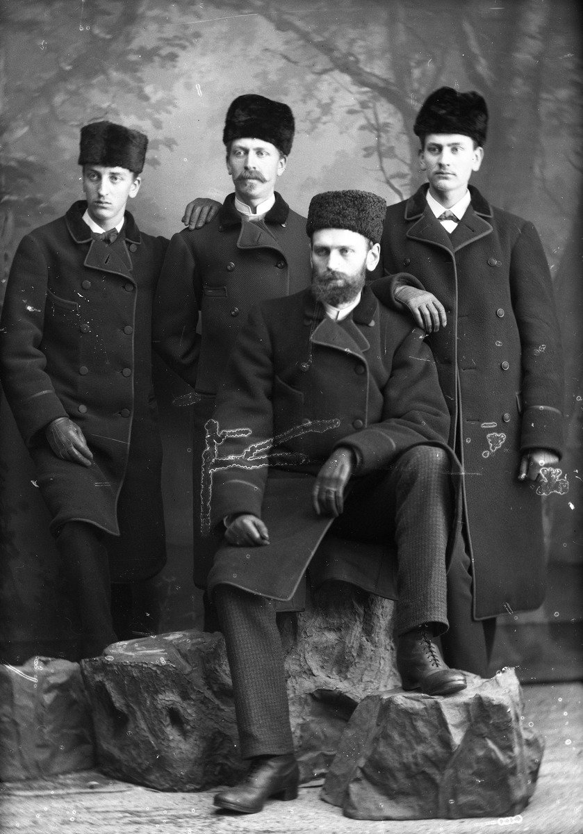 Grupporträtt, ingenjör W. Dahlgren