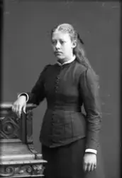 Porträtt på Amalia Augusta Dahlgren