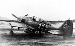 Focke-Wulf Fw 190 "Gul 3" ved 12. skvadron av 5. jagerving (