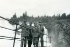 Svea ingenjörkår, Ing 1. Vid Tännforsen 1941. Till höger fanjunkare Rolander.