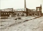 Gysinge nedbrunna sulfitfabrik efter branden den 10 augusti 1901.