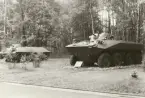 Pansarspaningsfordon från Bundeswehr. Museiexemplar i Münster, Västtyskland, 1974.
