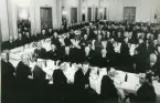 Svea ingenjörkår, Ing 1. Bankett på Hasselbacken i samband med Underofficersförbundets kongress den 25 maj 1941.