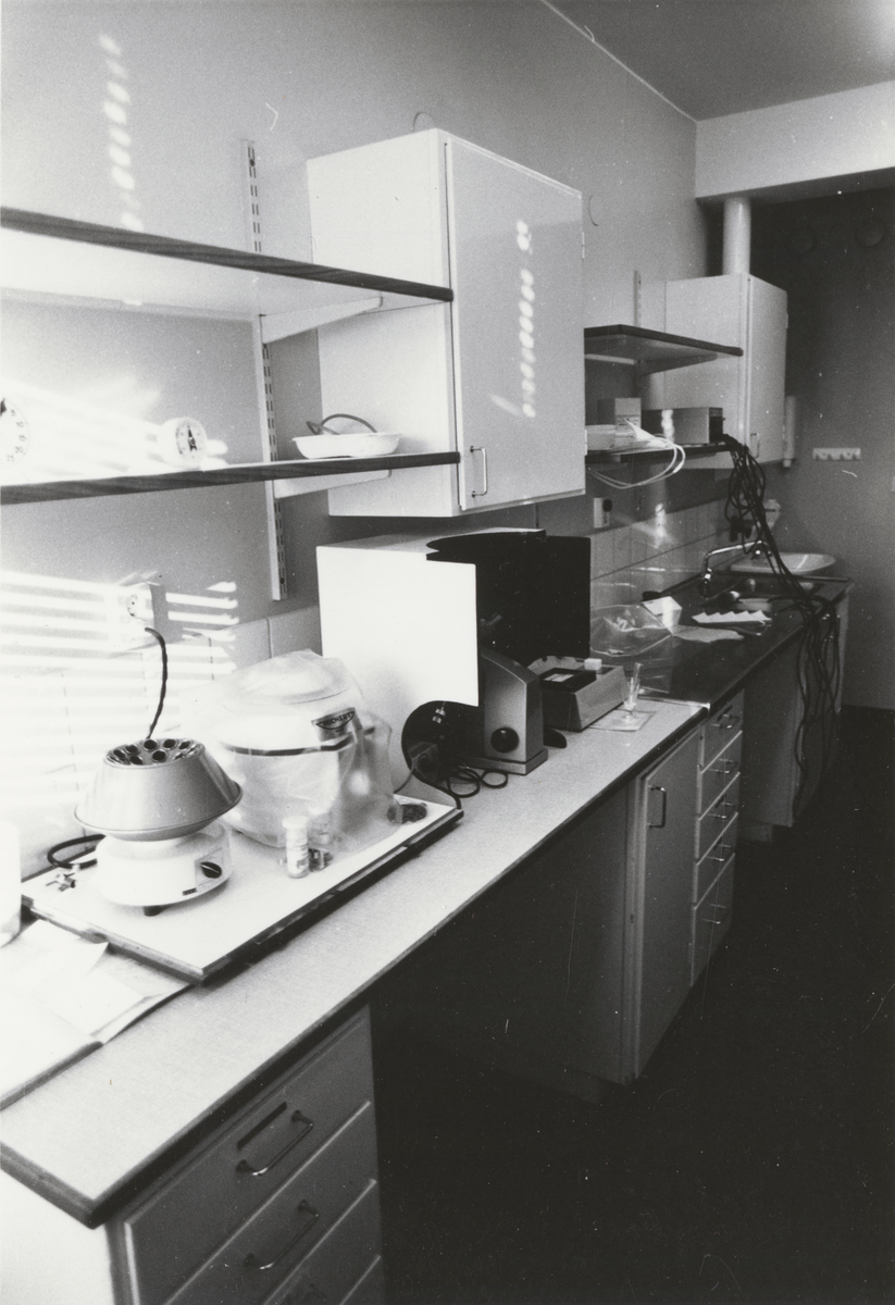 Svea livgardes sjukhus, laboratorium.
