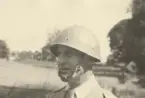 Porträtt av major Tovelé vid Jönköpings-Kalmar regemente I 12, taget ca 1940.