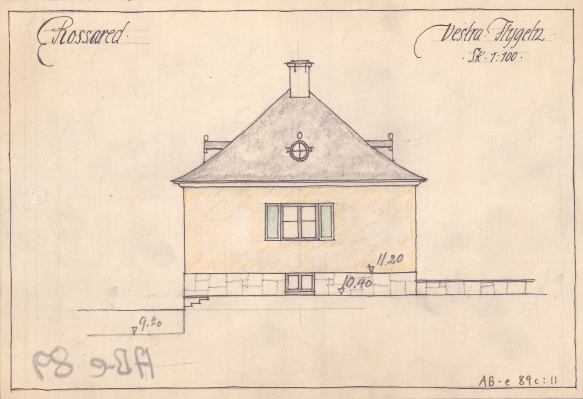 Rossareds östra flygel/Villa Dahlman