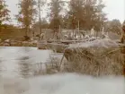 Svea ingenjörkår, Ing 1. Laxön år 1908. Byggnation av flytande bro.