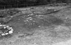 Romfartuna sn Äs RAÄ 119 Arkeologisk undersökning utförd av Vlm / Åke Hyenstrand och Ann Nilsson 1967.
A2 Stensättning, rund (Södra delen) efter rensning.
