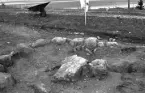 Romfartuna sn Äs RAÄ 119 Arkeologisk undersökning utförd av Vlm / Åke Hyenstrand och Ann Nilsson 1967
A4 Stensättning, rund (Södra delen) efter rensning.