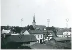 Västerås, Centrum, kv. Lea.
Tryckerilängan, Stora gatan 58. 1910-talet.