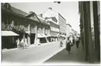 Västerås, Centrum, kv. Lennart.
Stora gatan mot öster, 1950-1960-tal.