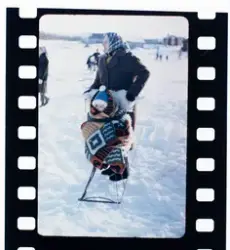 Britt-Marie Söderholm med sin mormor Signe Gästgivar. Britt 