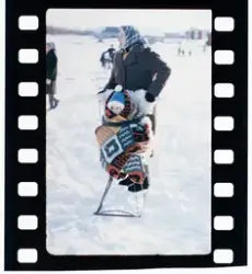 Britt-Marie Söderholm med sin mormor Signe Gästgivar. Britt 