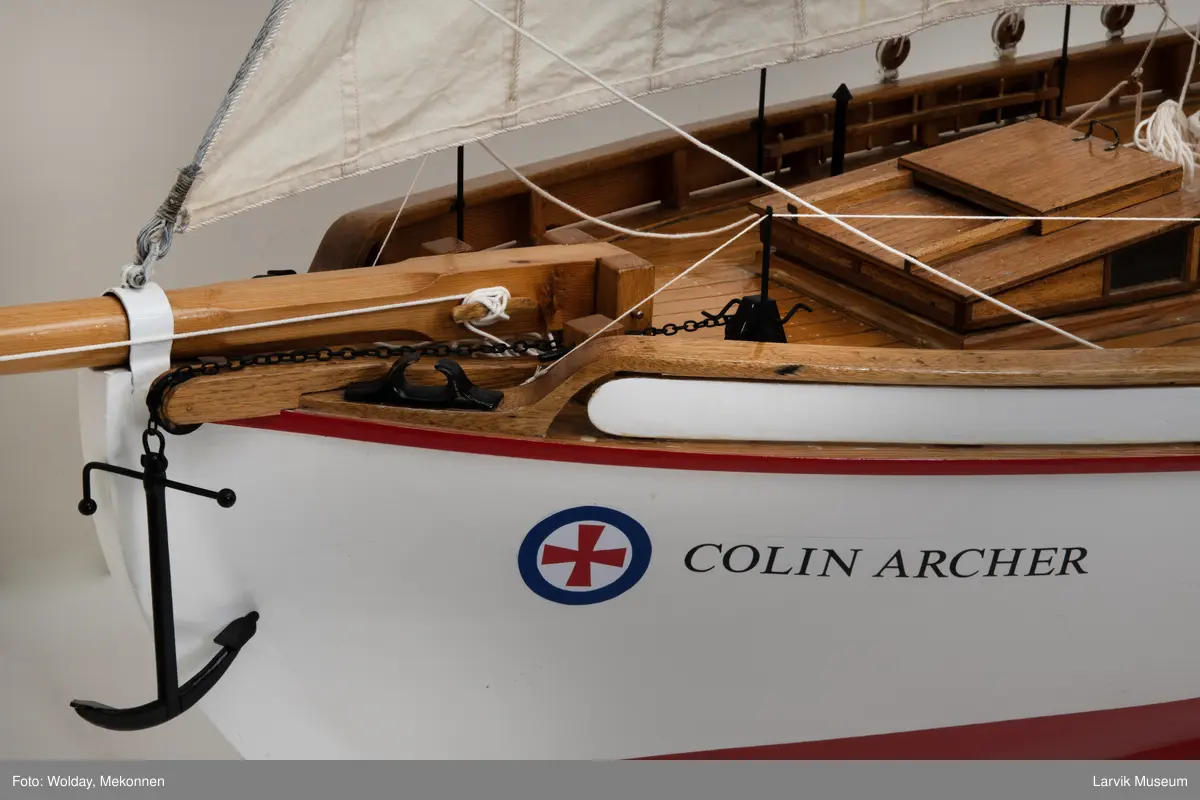 Modell av redningsskøyta COLIN ARCHER