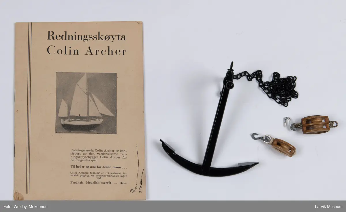 Modell av redningsskøyta COLIN ARCHER
