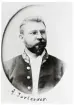 Albin Jurlander (Jeurlander), landskanslist (senare häradsskrivare), Växjö, 1896.
Bröstbild, halvprofil. Ateljéfoto.