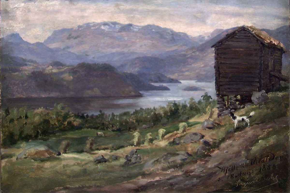 Hjelle i Valdres [Maleri]