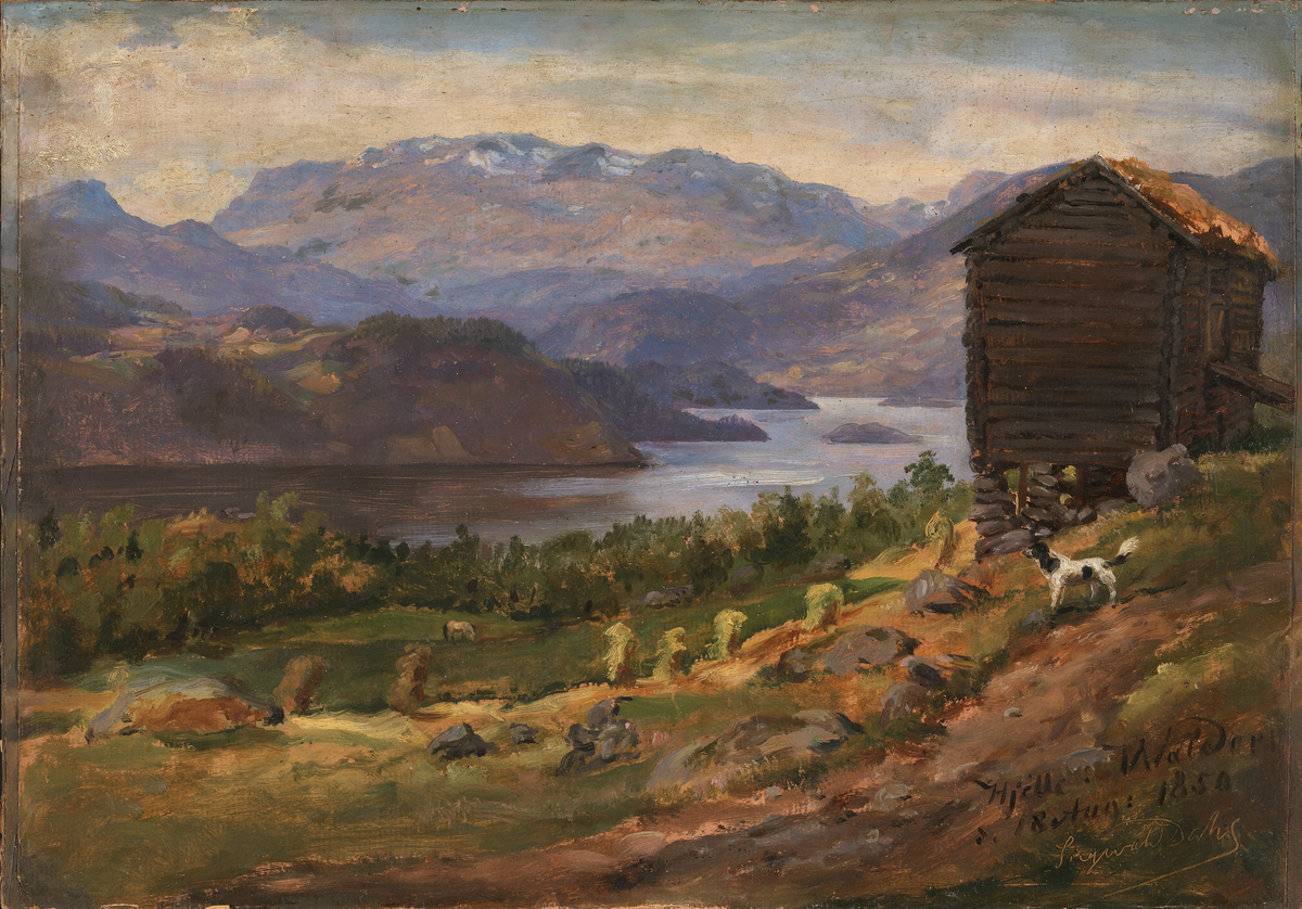 Hjelle i Valdres [Maleri]