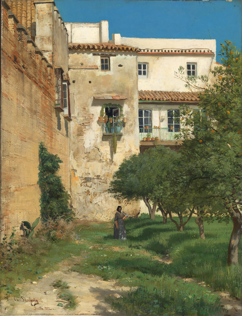 Fra Sevilla, Spania [Maleri]