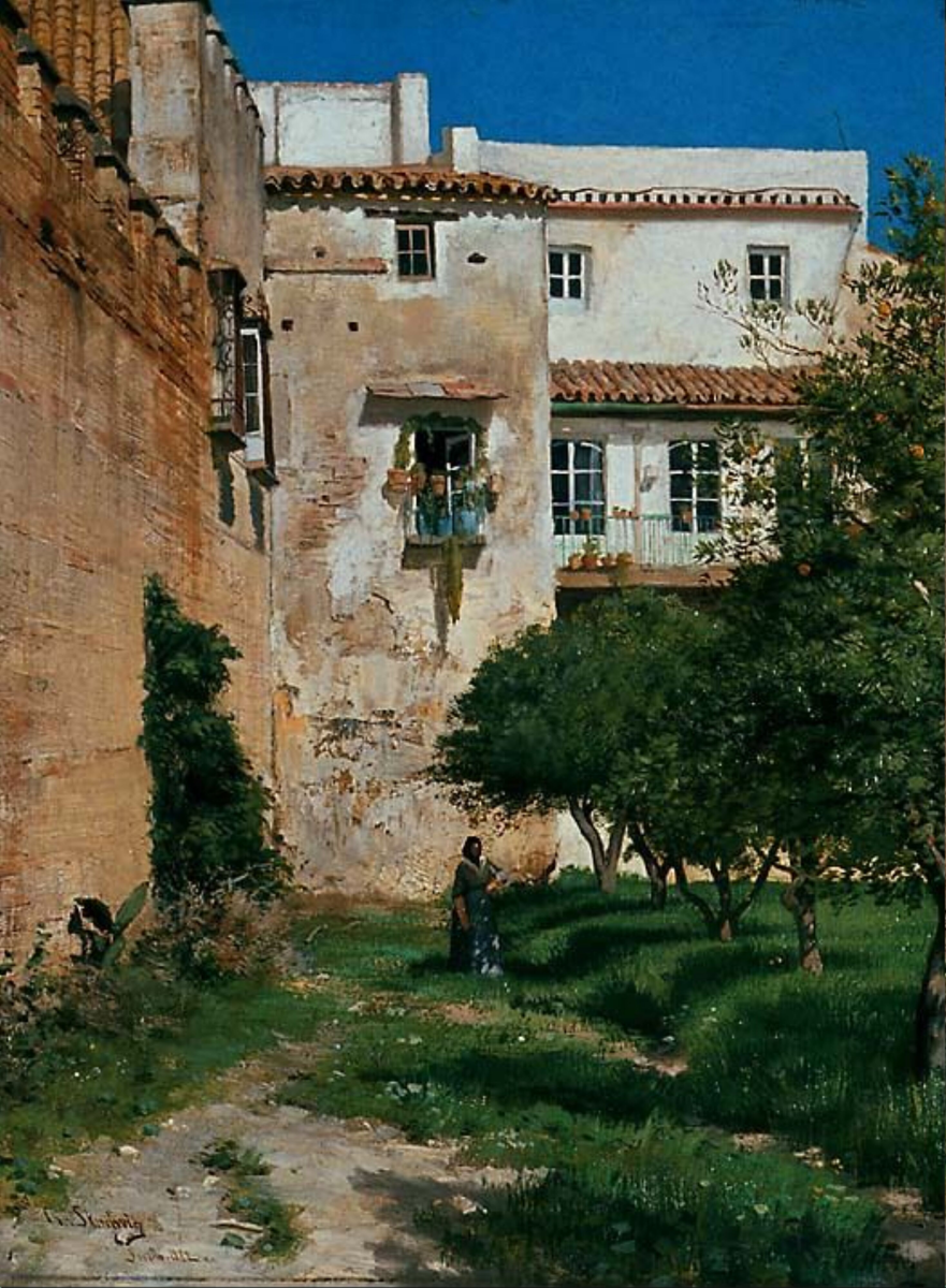 Fra Sevilla, Spania [Maleri]