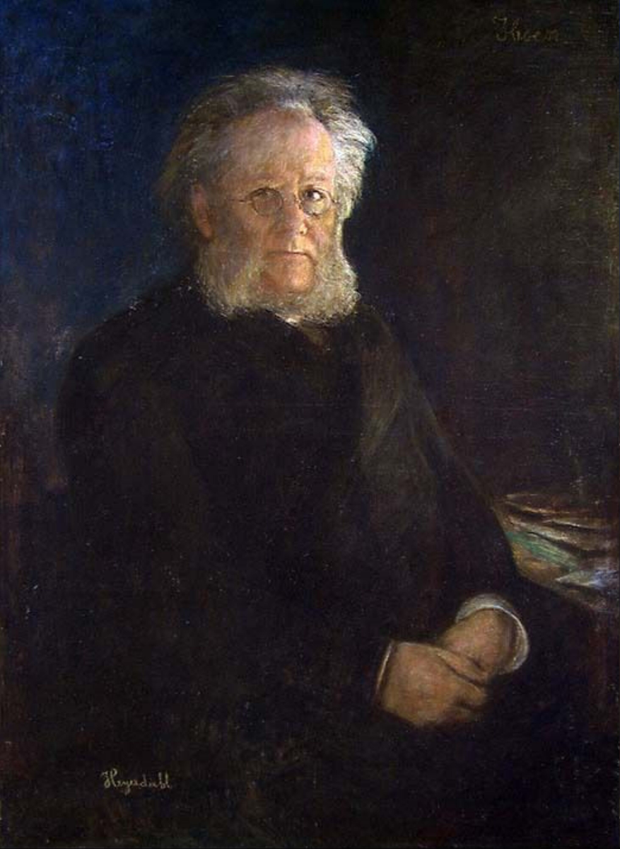 Dikteren Henrik Ibsen [Maleri]