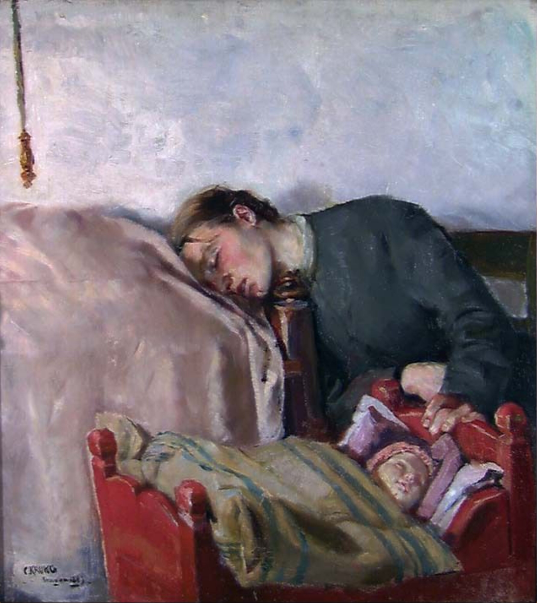 Mor og barn [Maleri]