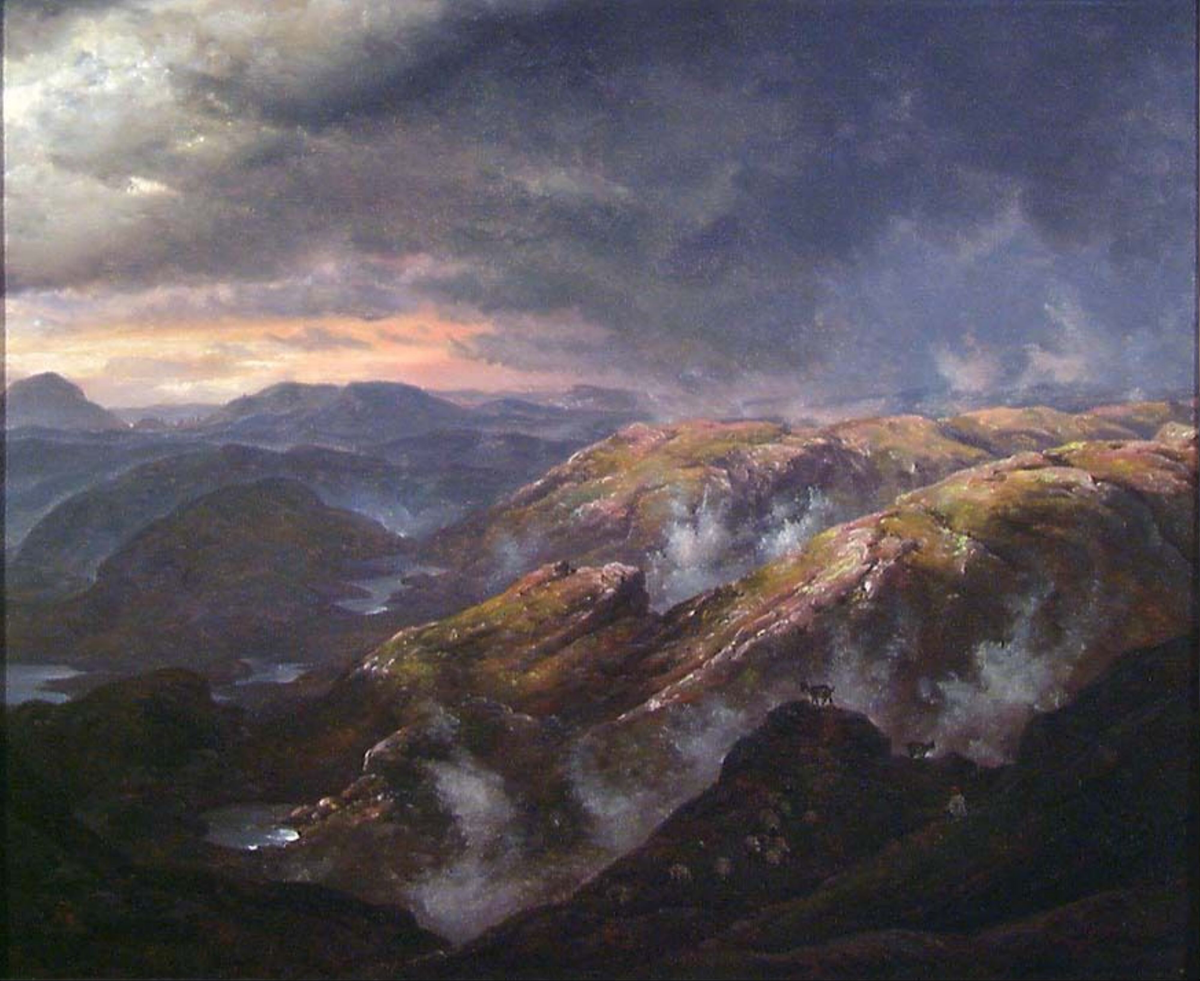 Fra Lyshornet [Maleri]