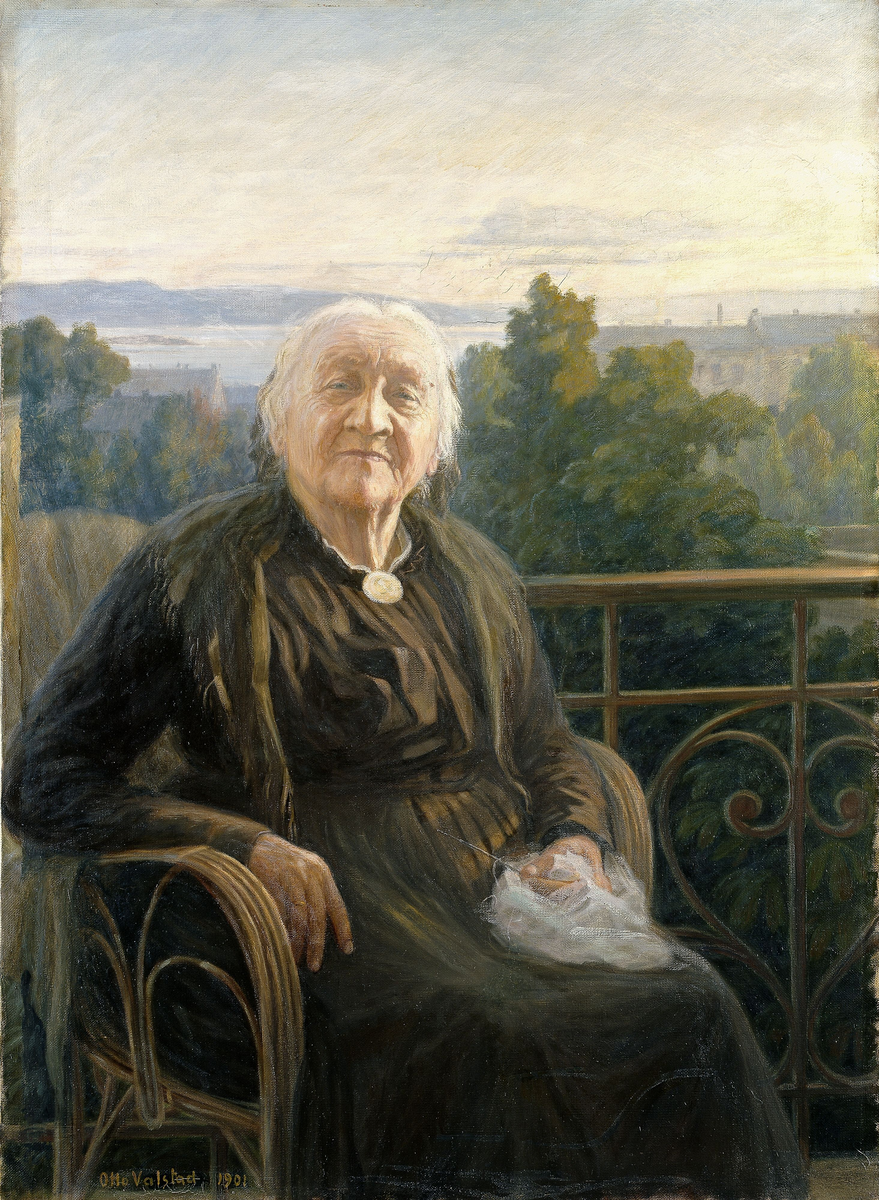 Fru Lina Bruun [Maleri]