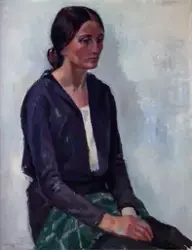 Kunstnerens hustru [Maleri]