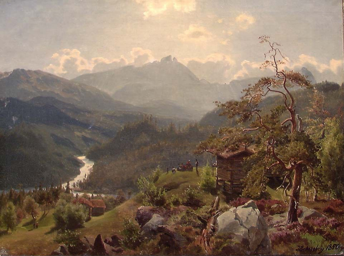 Norsk dal [Maleri]