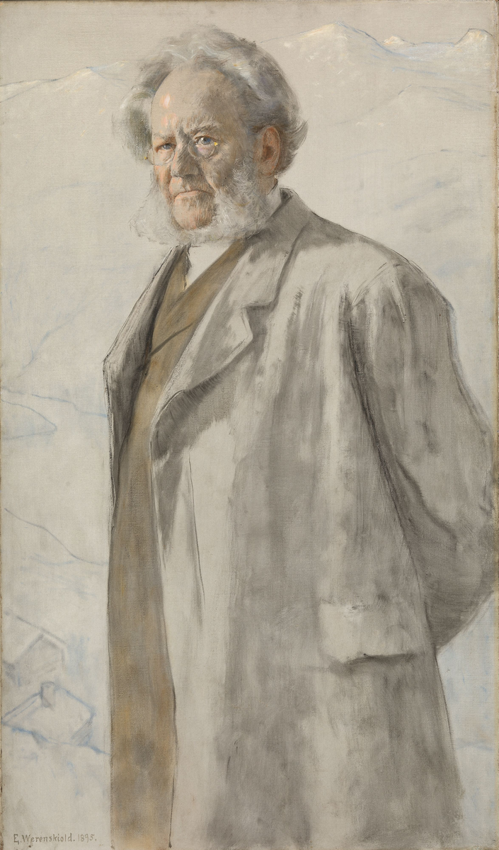 Dikteren Henrik Ibsen [Maleri]