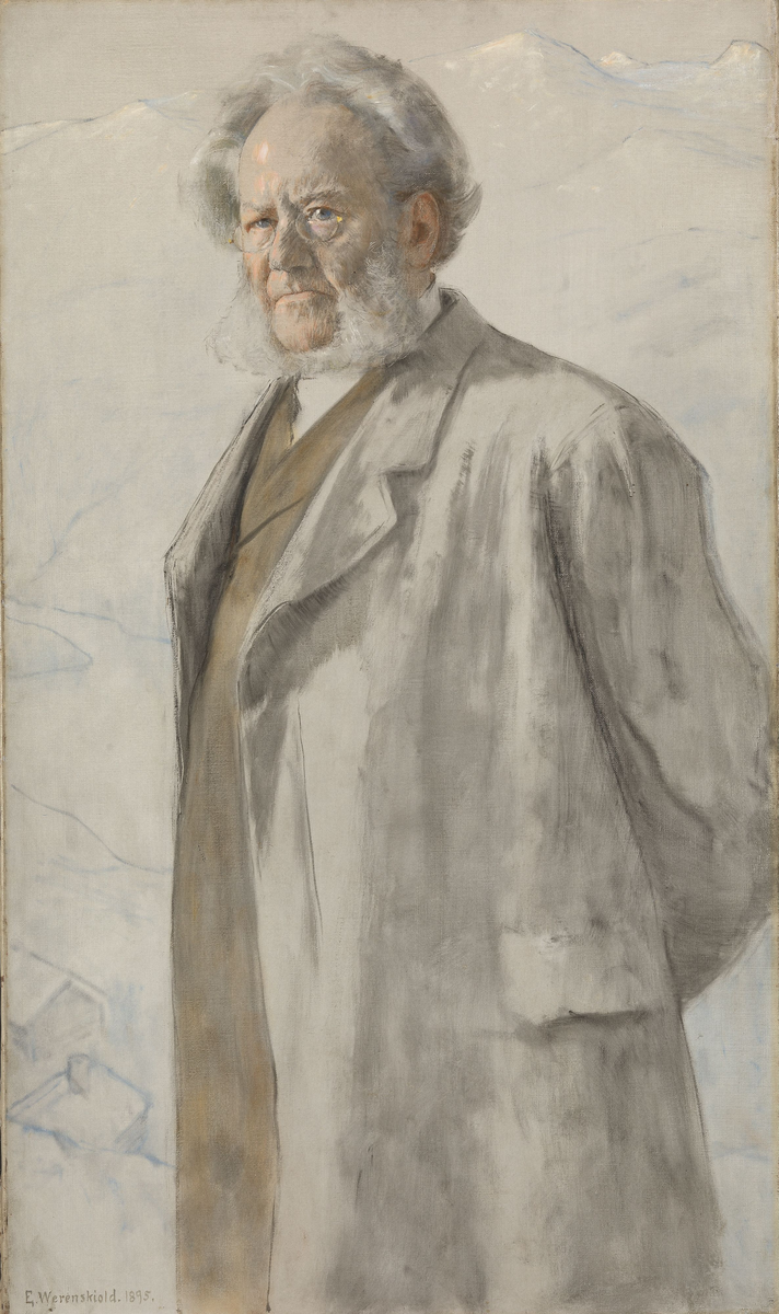 Dikteren Henrik Ibsen [Maleri]