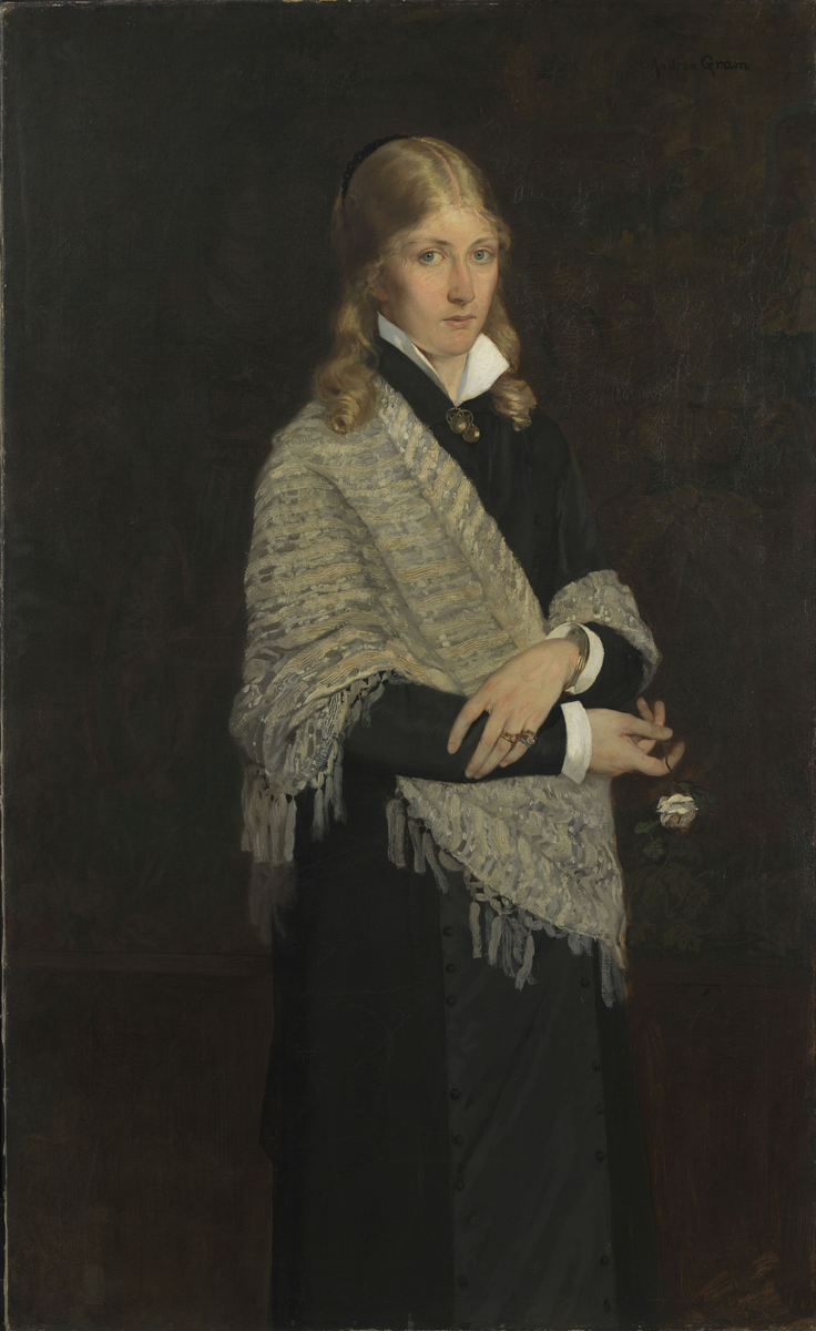 Malerinnen Andrea Gram [Maleri]