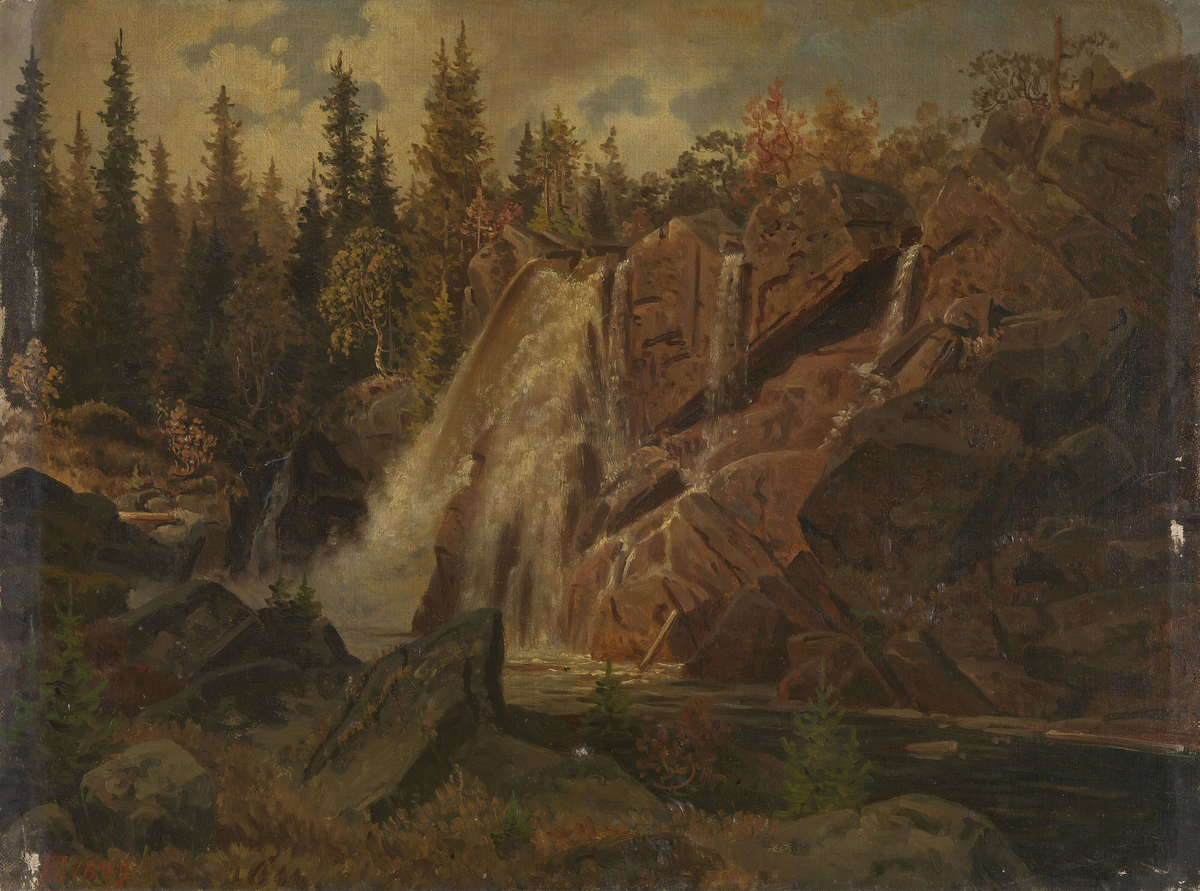 Norsk landskap [Maleri]